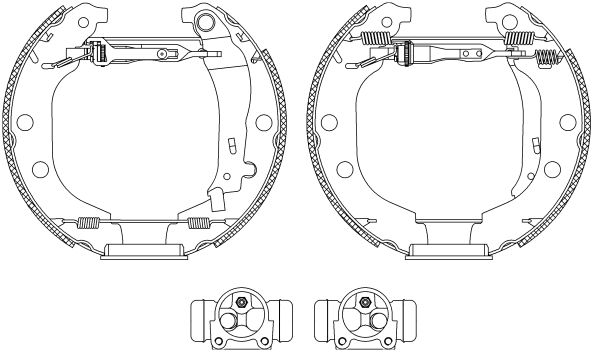 Brake Shoe Set TEXTAR 84052600