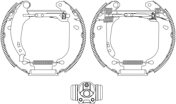 Brake Shoe Set TEXTAR 84053700