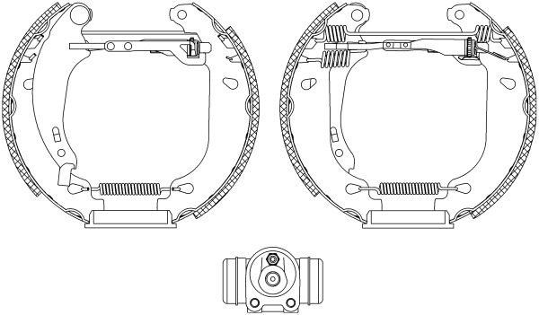 Brake Shoe Set TEXTAR 84053800