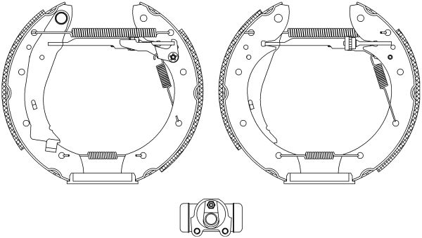 Brake Shoe Set TEXTAR 84053901