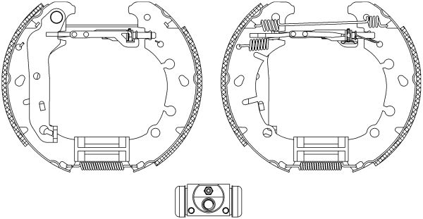 Brake Shoe Set TEXTAR 84057300