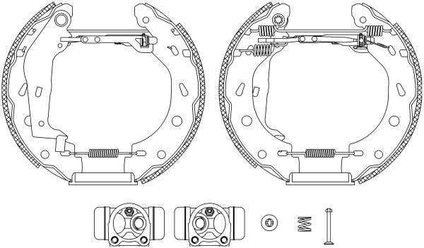 Brake Shoe Set TEXTAR 84057401