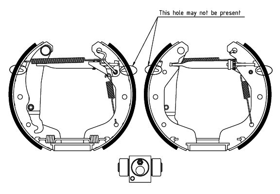 Brake Shoe Set TEXTAR 84058100