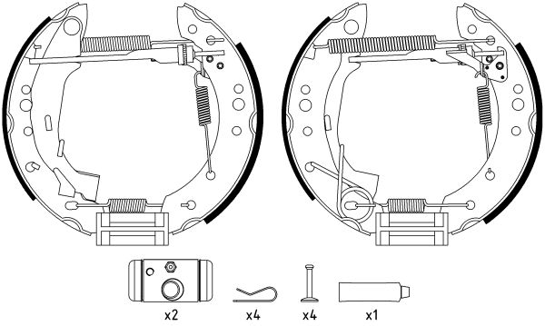 Brake Shoe Set TEXTAR 84059801