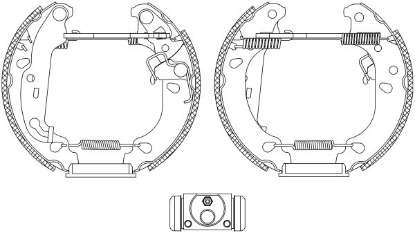 Brake Shoe Set TEXTAR 84060000