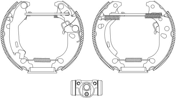 Brake Shoe Set TEXTAR 84061000