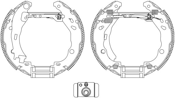 Brake Shoe Set TEXTAR 84061602