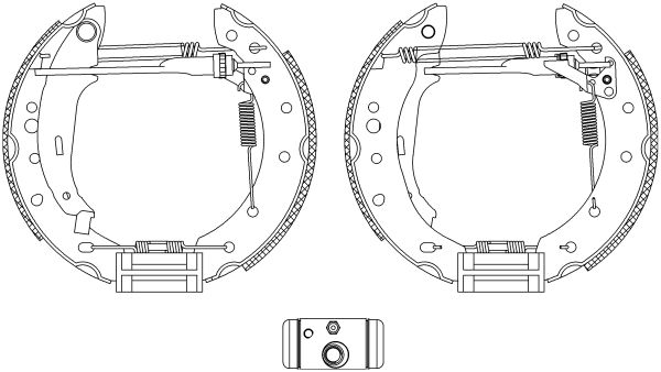 Brake Shoe Set TEXTAR 84061801