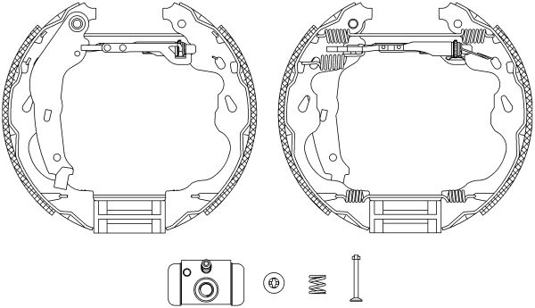 Brake Shoe Set TEXTAR 84064501