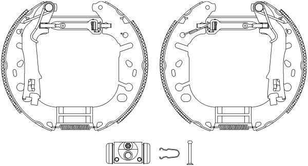 Brake Shoe Set TEXTAR 84065402