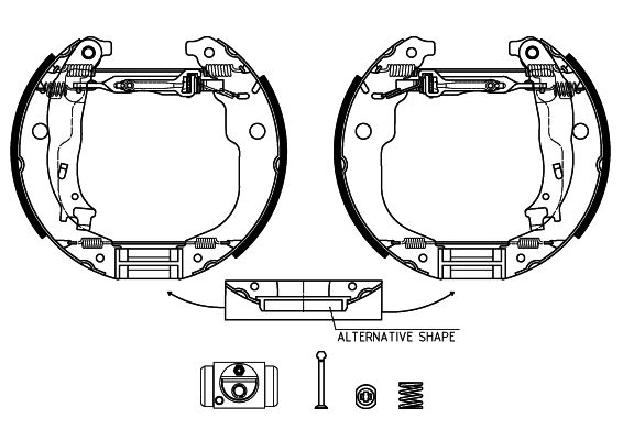 Brake Shoe Set TEXTAR 84067201