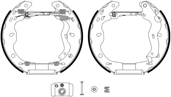 Brake Shoe Set TEXTAR 84067500