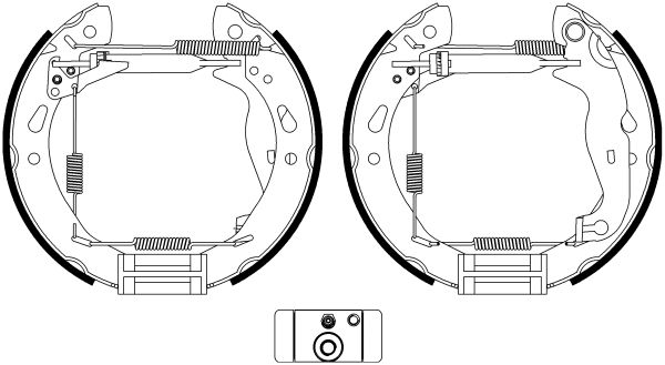 Brake Shoe Set TEXTAR 84069200