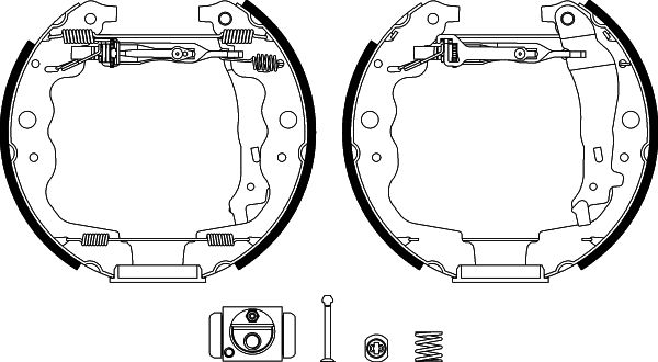 Brake Shoe Set TEXTAR 84069301