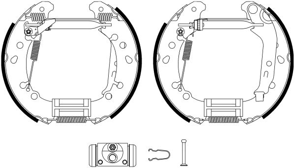 Brake Shoe Set TEXTAR 84075000