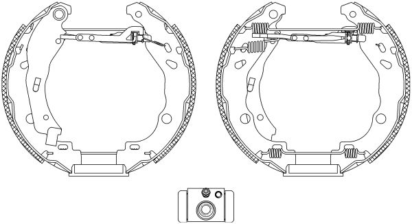 Brake Shoe Set TEXTAR 84077200