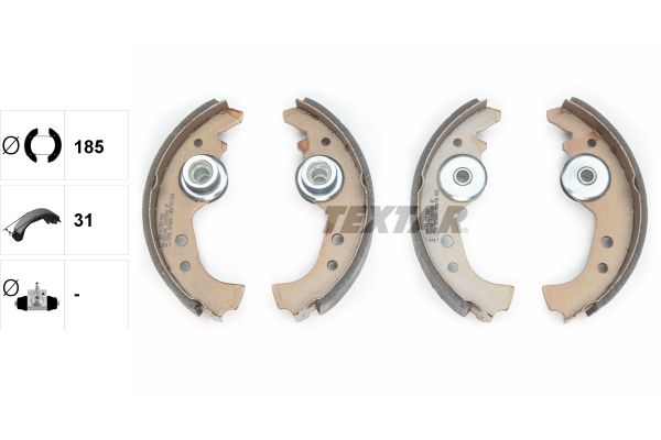 Brake Shoe Set TEXTAR 91005900