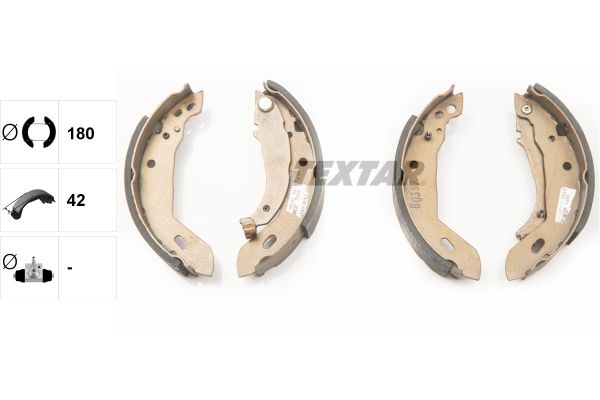 Brake Shoe Set TEXTAR 91031800