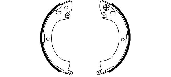 Brake Shoe Set TEXTAR 91035200