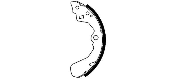 Brake Shoe Set TEXTAR 91039001