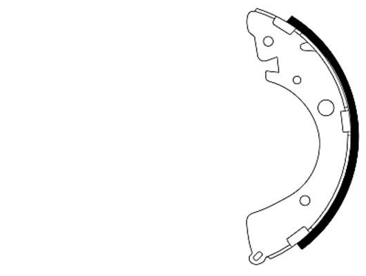 Brake Shoe Set TEXTAR 91039601