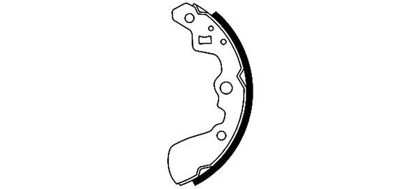 Brake Shoe Set TEXTAR 91042600