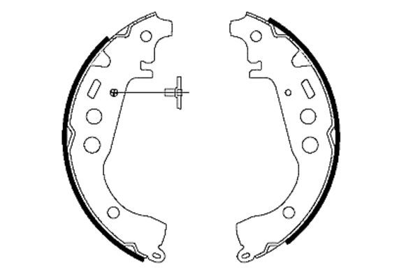 Brake Shoe Set TEXTAR 91053500