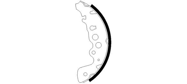 Brake Shoe Set TEXTAR 91057600