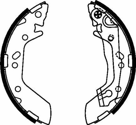 Brake Shoe Set TEXTAR 91059600