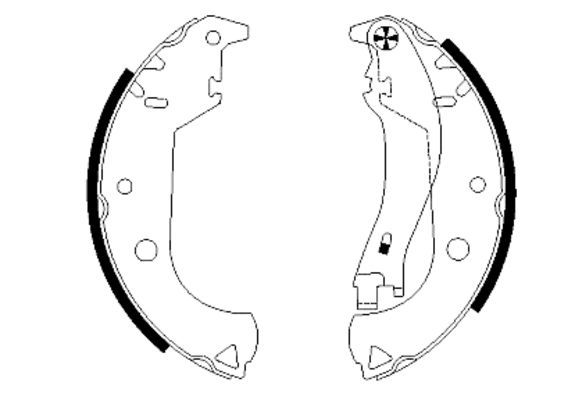 Brake Shoe Set TEXTAR 91059900