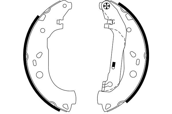 Brake Shoe Set TEXTAR 91061400