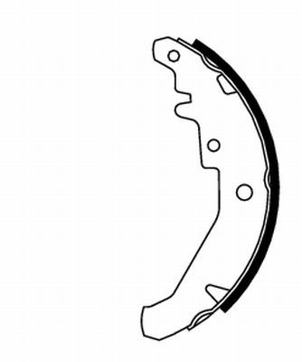 Brake Shoe Set TEXTAR 91061500