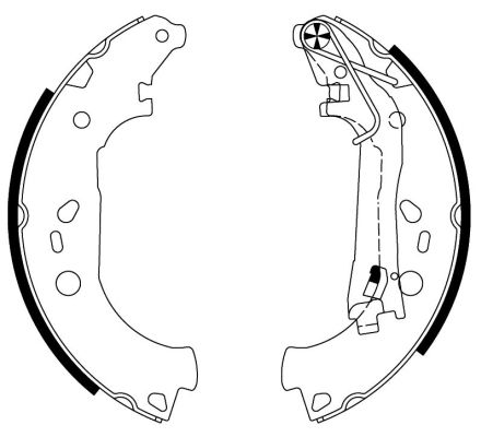 Brake Shoe Set TEXTAR 91067600