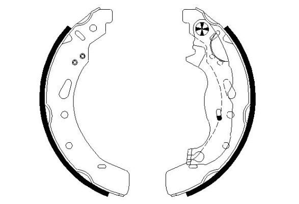 Brake Shoe Set TEXTAR 91072100