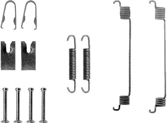 Accessory Kit, brake shoes TEXTAR 97015500