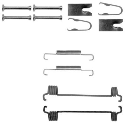 Accessory Kit, parking brake shoes TEXTAR 97035900