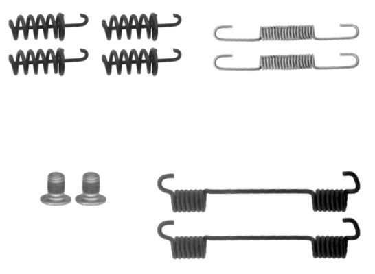 Accessory Kit, parking brake shoes TEXTAR 97038300