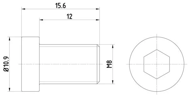 Bolt, brake disc TEXTAR TPM0009