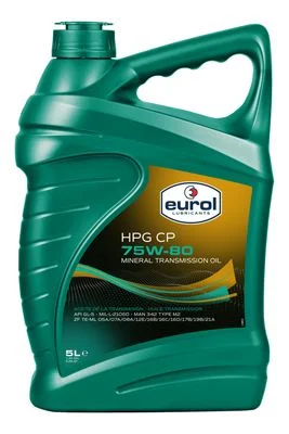 Manual Transmission Oil HPG 75W-80 GL5 CP | API GL-5 EUROL E110072-5L