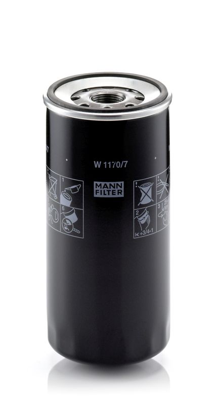 Alyvos filtras MANN-FILTER W1170/7