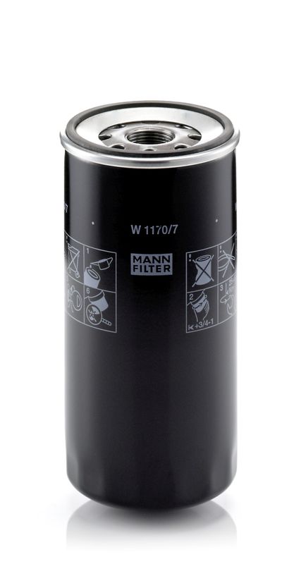 Оливний фільтр MANN-FILTER W1170/7