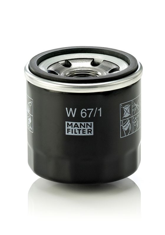 Oil Filter MANN-FILTER W67/1