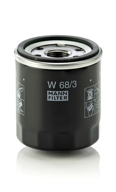 Oil Filter MANN-FILTER W68/3