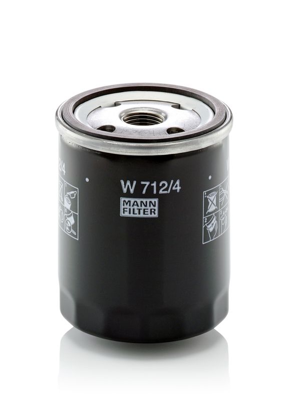 Оливний фільтр MANN-FILTER W712/4