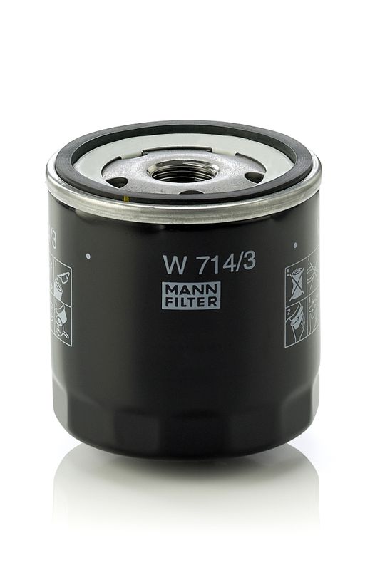 Oil Filter MANN-FILTER W714/3