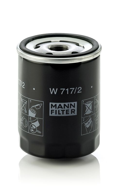 Alyvos filtras MANN-FILTER W717/2