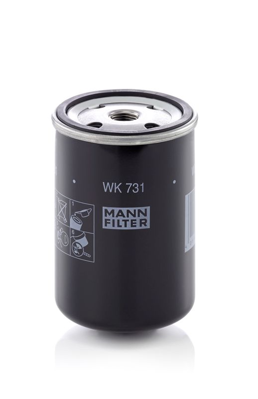 Kuro filtras MANN-FILTER WK 731