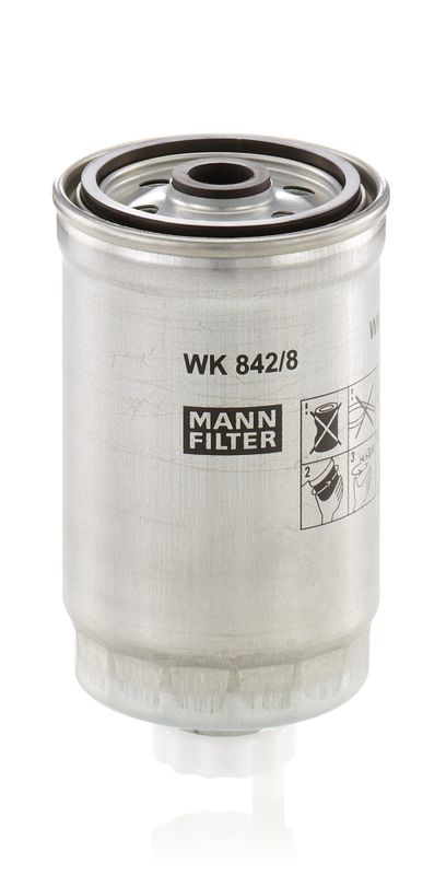 Фільтр палива MANN-FILTER WK842/8