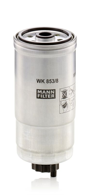 Kuro filtras MANN-FILTER WK 853/8