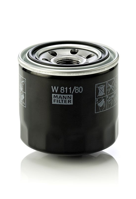 Оливний фільтр MANN-FILTER W811/80